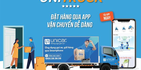 UNITRUCK- ĐẶT HÀNG QUA APP- VẬN CHUYỂN DỄ DÀNG